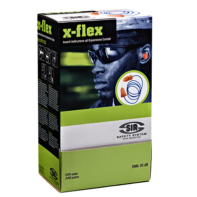 Corded earplugs X-FLEX
