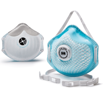 Mesh respiratory half-mask FFP2 NR D with valve (FA1303)
