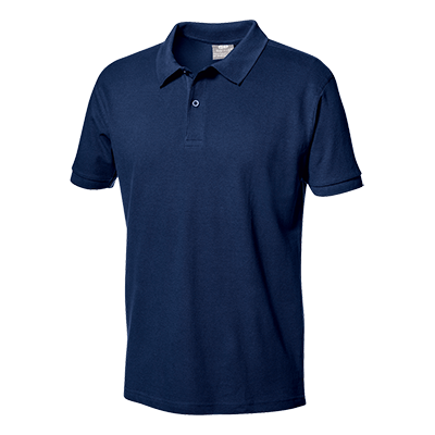 Poloshirt mit kurzen Ärmeln PIQUET, marine
