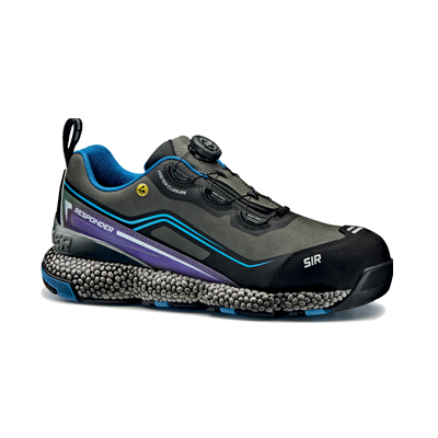 Halbschuh TONGA, schwarz/grau