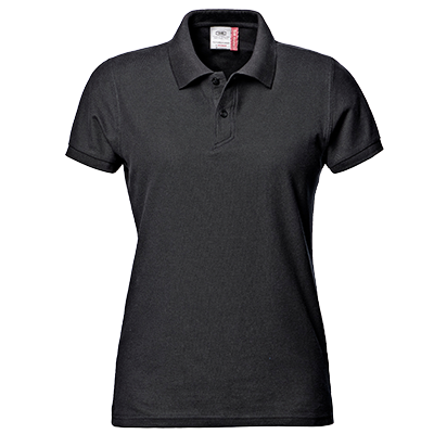 Women's polo shirt SIRFLEX, black