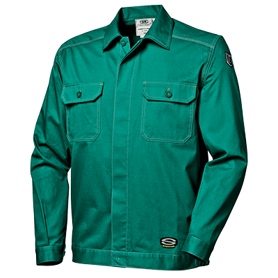Short work jacket SYMBOL green, green