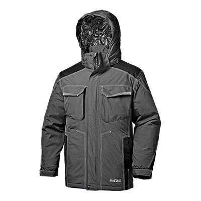 Arbeitsjacke MUREN, grau meliert