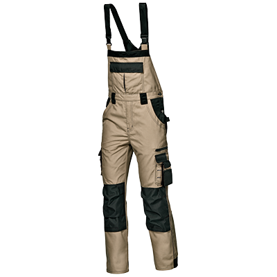 Ogrodniczki HARRISON, khaki