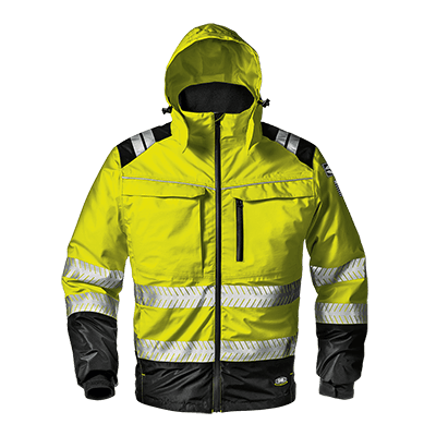 ANDROMEDA work jacket, high-visibility yellow