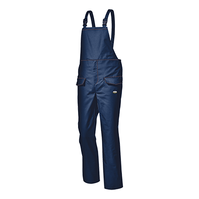 POLYTECH bib overalls, dark blue