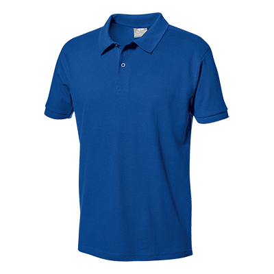 Poloshirt mit kurzen Ärmeln PIQUET, königsblau