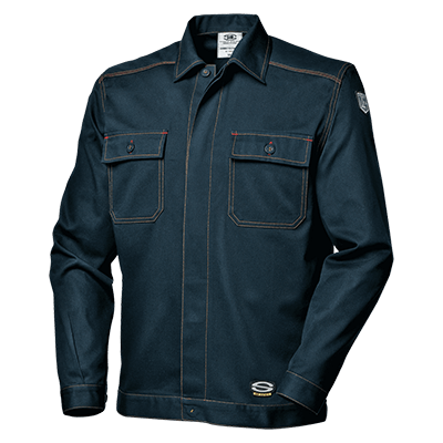 Short work jacket SYMBOL, navy blue