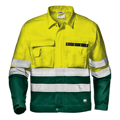 Jacke GREEN COLOR, warn-gelb/grün