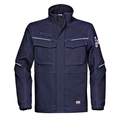 Work jacket POLYTECH MAX 2/1, dark blue