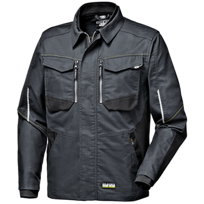 Arbeitsjacke STRETCH CANVAS, GRAU