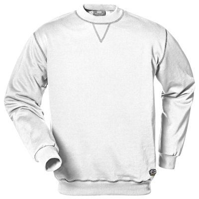 Bluza z okrągłym dekoltem SIRFLEX, biała