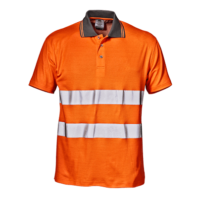 Poloshirt MISTRAL CONFORT, Warnorange