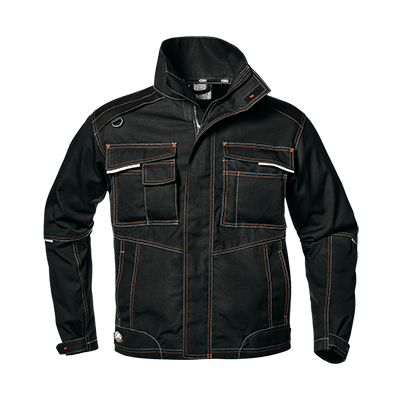 Short work jacket GEMINI, black (MC20Z2-Z9)