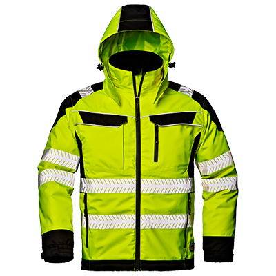 ANDROMEDA work jacket, high-visibility yellow-black