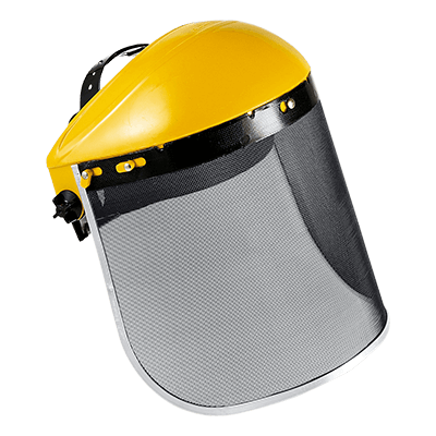 MESH metal visor with headgear