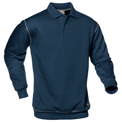Bluza polo SIRFLEX, ciemnoniebieska