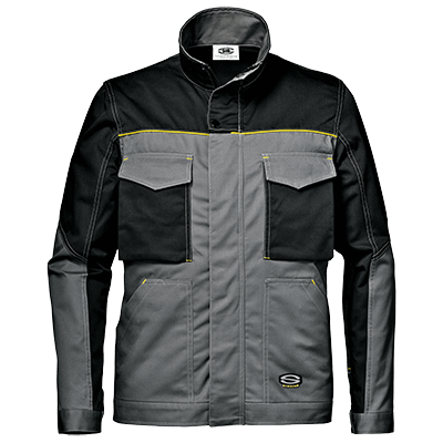 FUSION MASSAUA short work jacket, slate grey/black