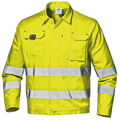 MISTRAL short work jacket, hi-vis yellow