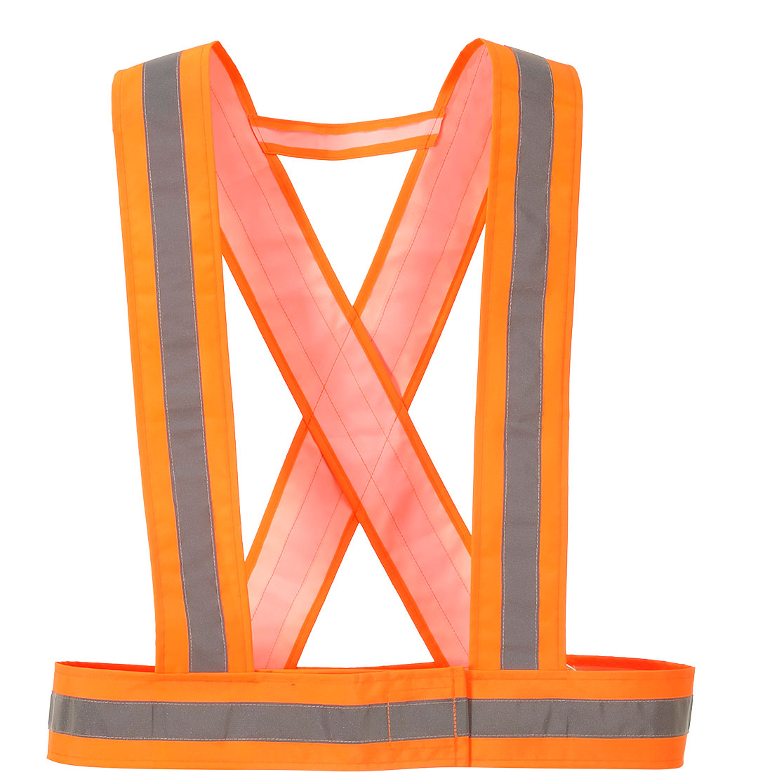 Warnwestenträger mit Warnband