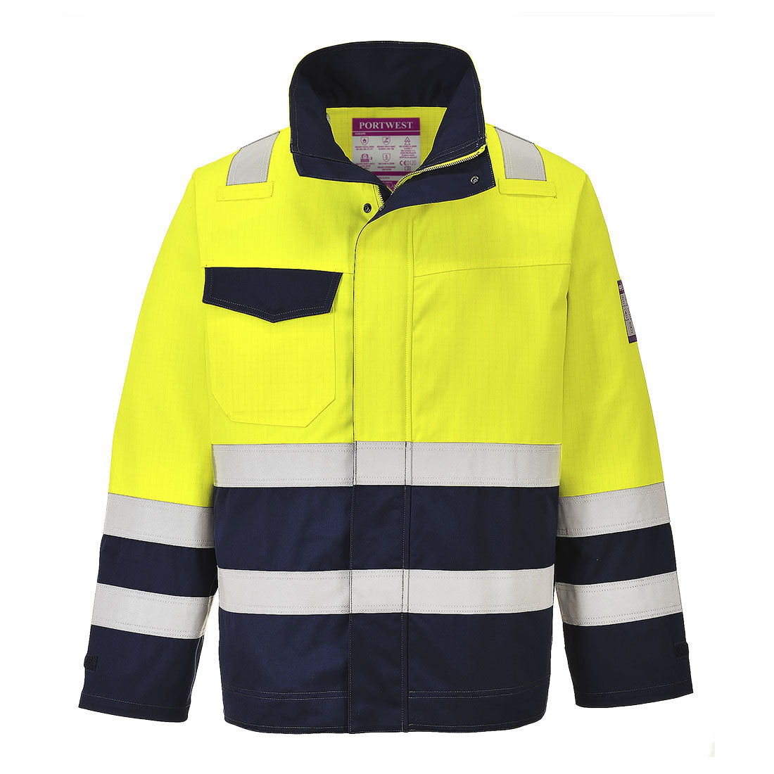 Warnjacke, zweifarbig Modaflame