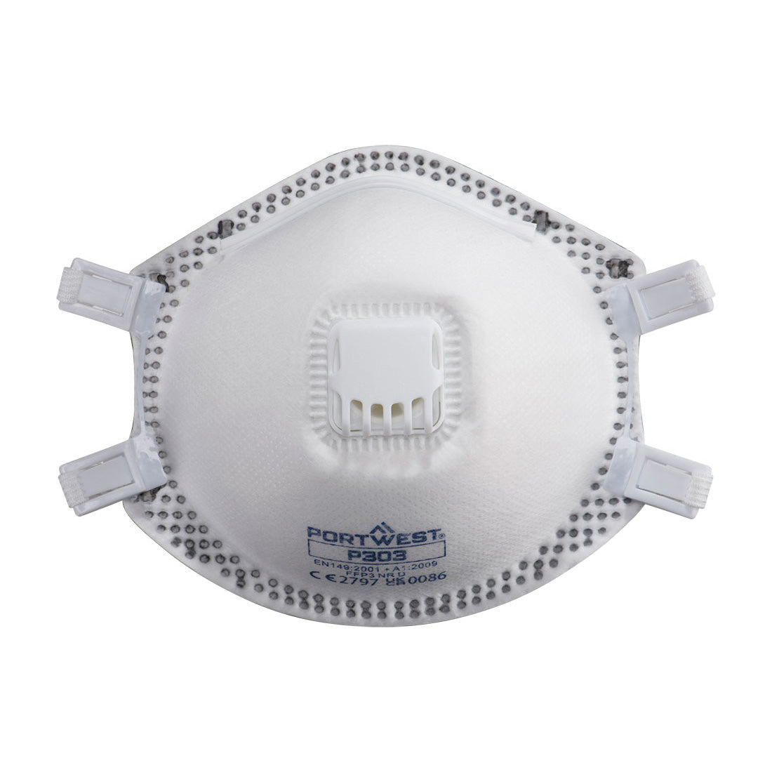 Halbmaske FFP3 mit Ventil, Dolomit-Test bestanden (PK10)