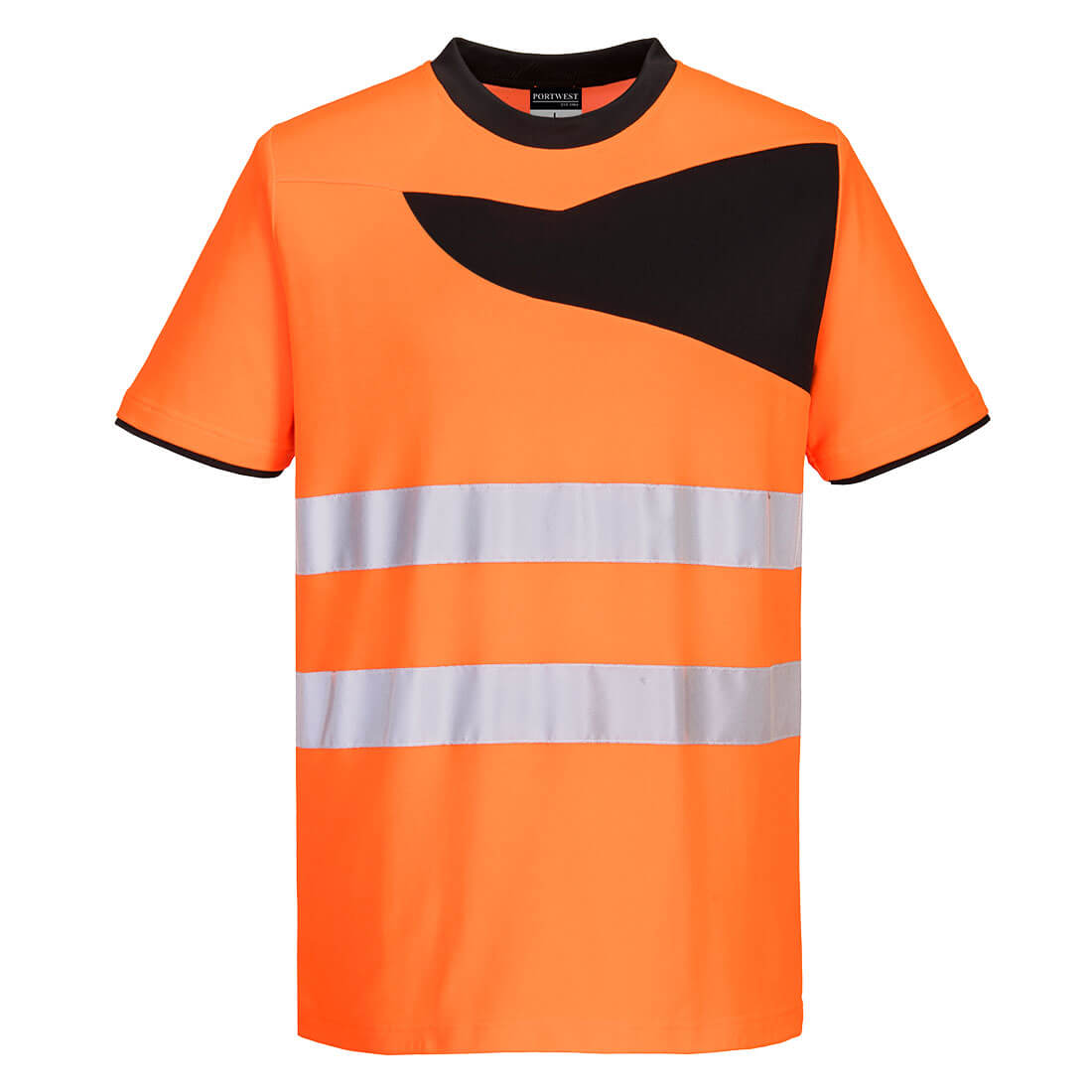 Warn-T-Shirt PW2 mit kurzen Ärmeln