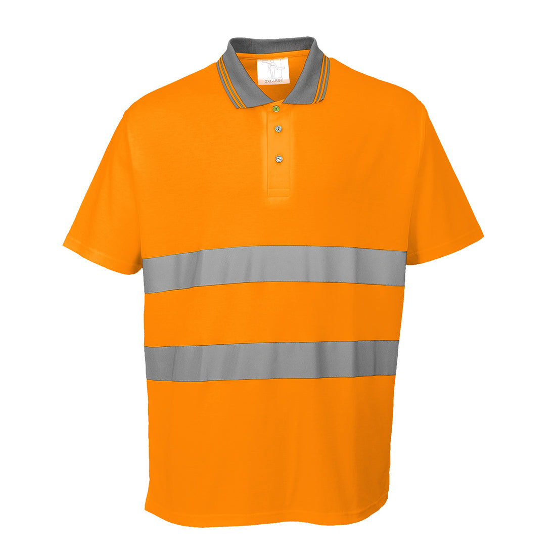 Warn-Polo-Shirt Cotton Comfort mit Kurzarm