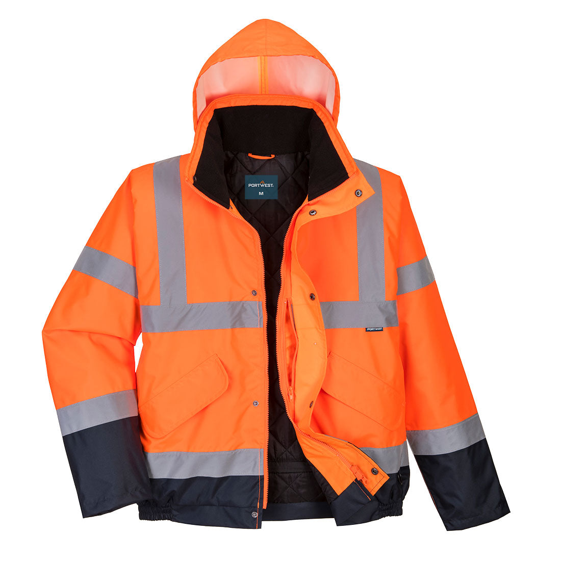 Two-tone high-visibility Bomber jacket