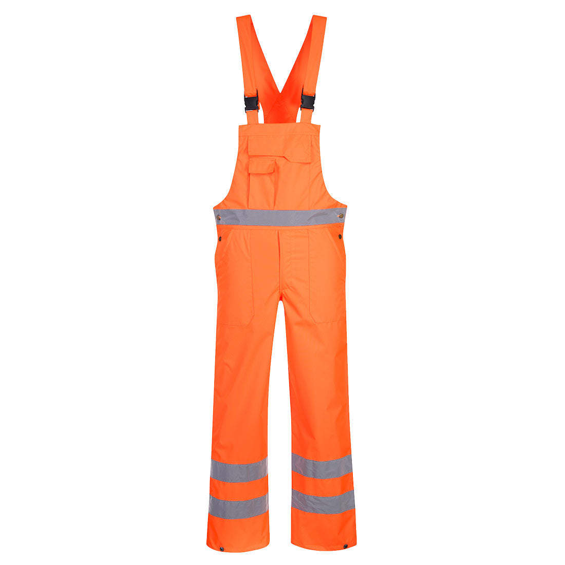 Unlined high-visibility bib overalls