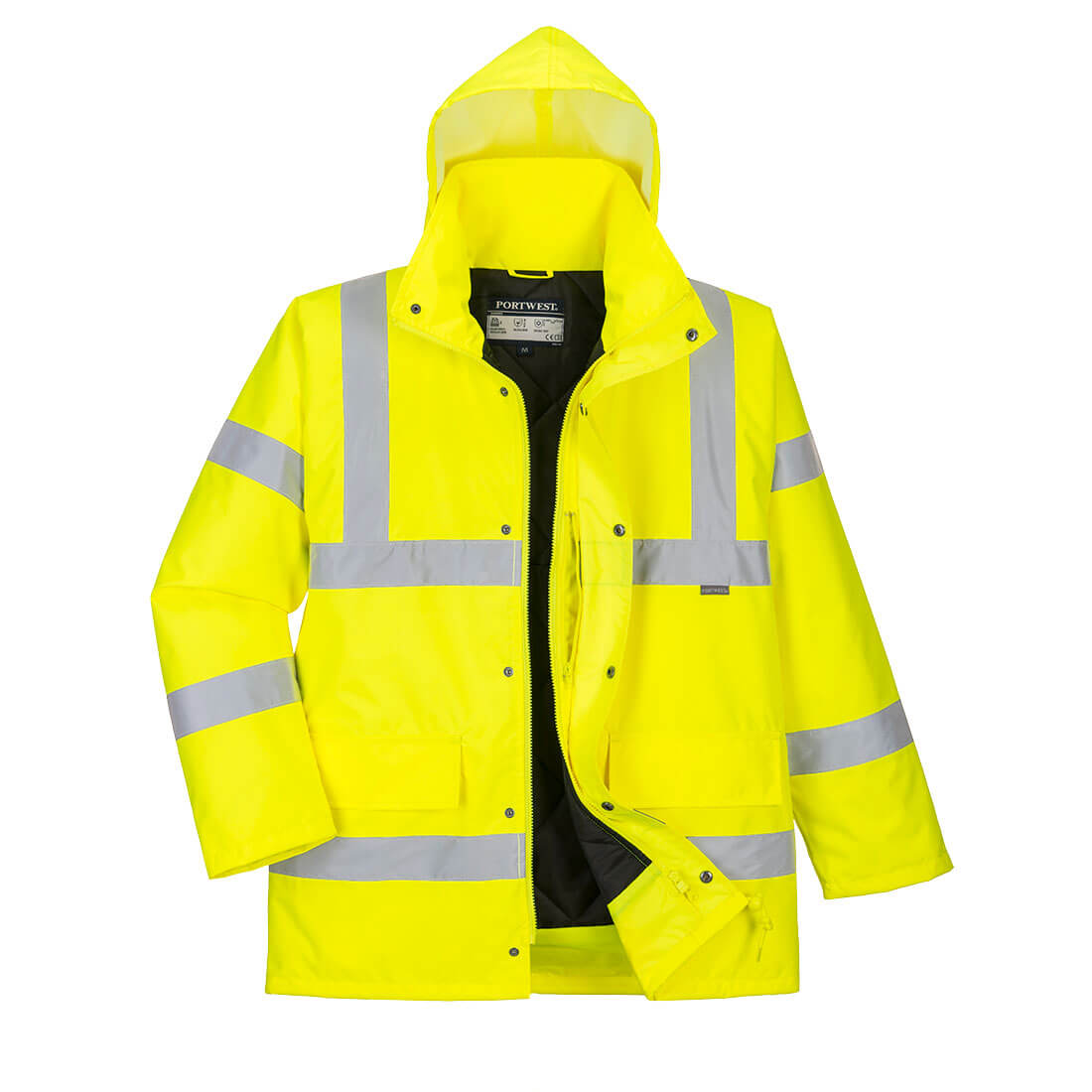 Breathable winter warning jacket