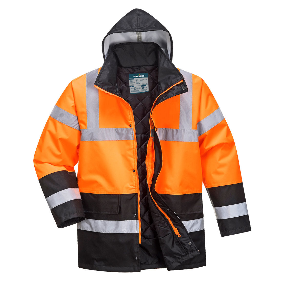 Two-tone high-visibility Traffic jacket (S467)