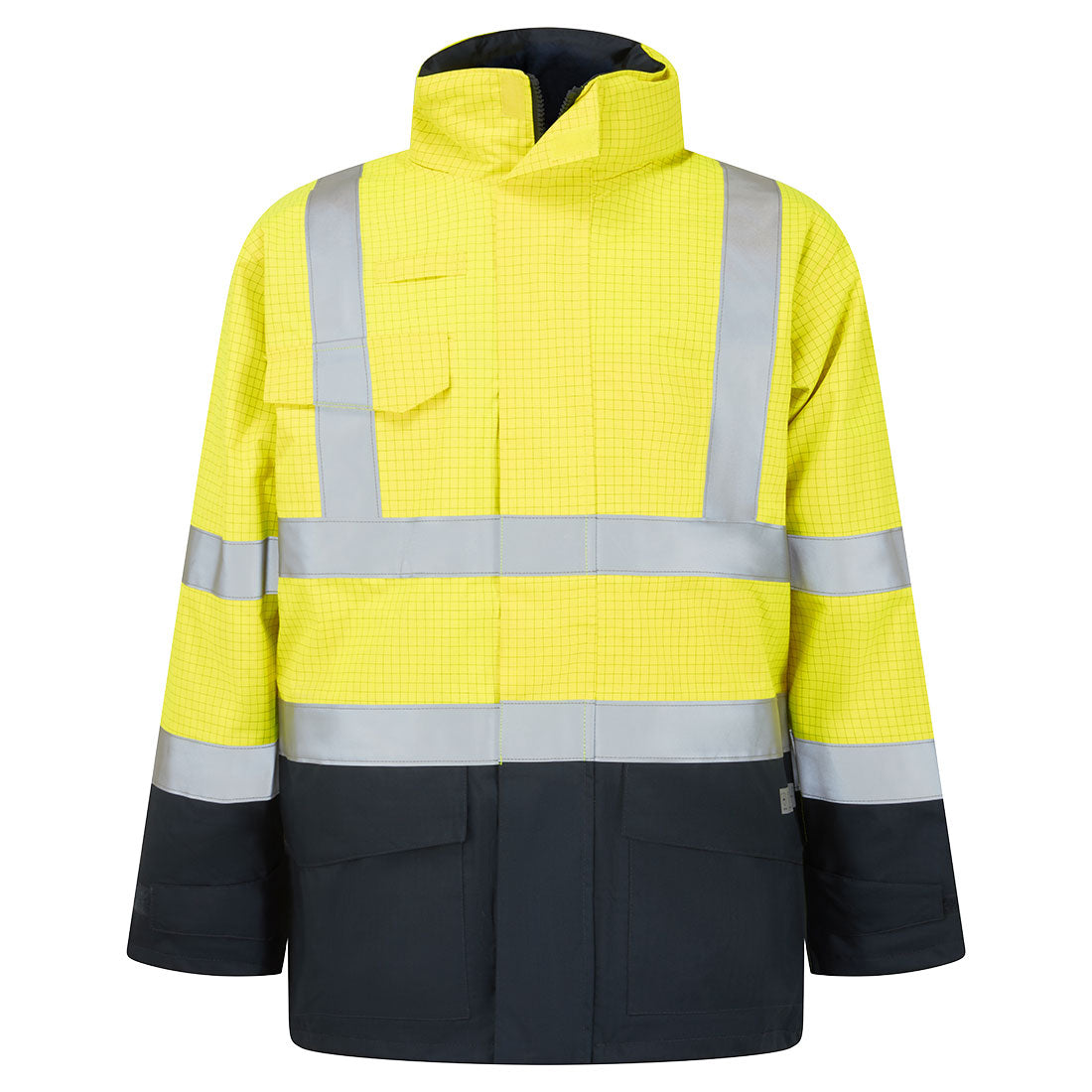 Vielseitige wasserdichte Warnjacke BizFlame Rain