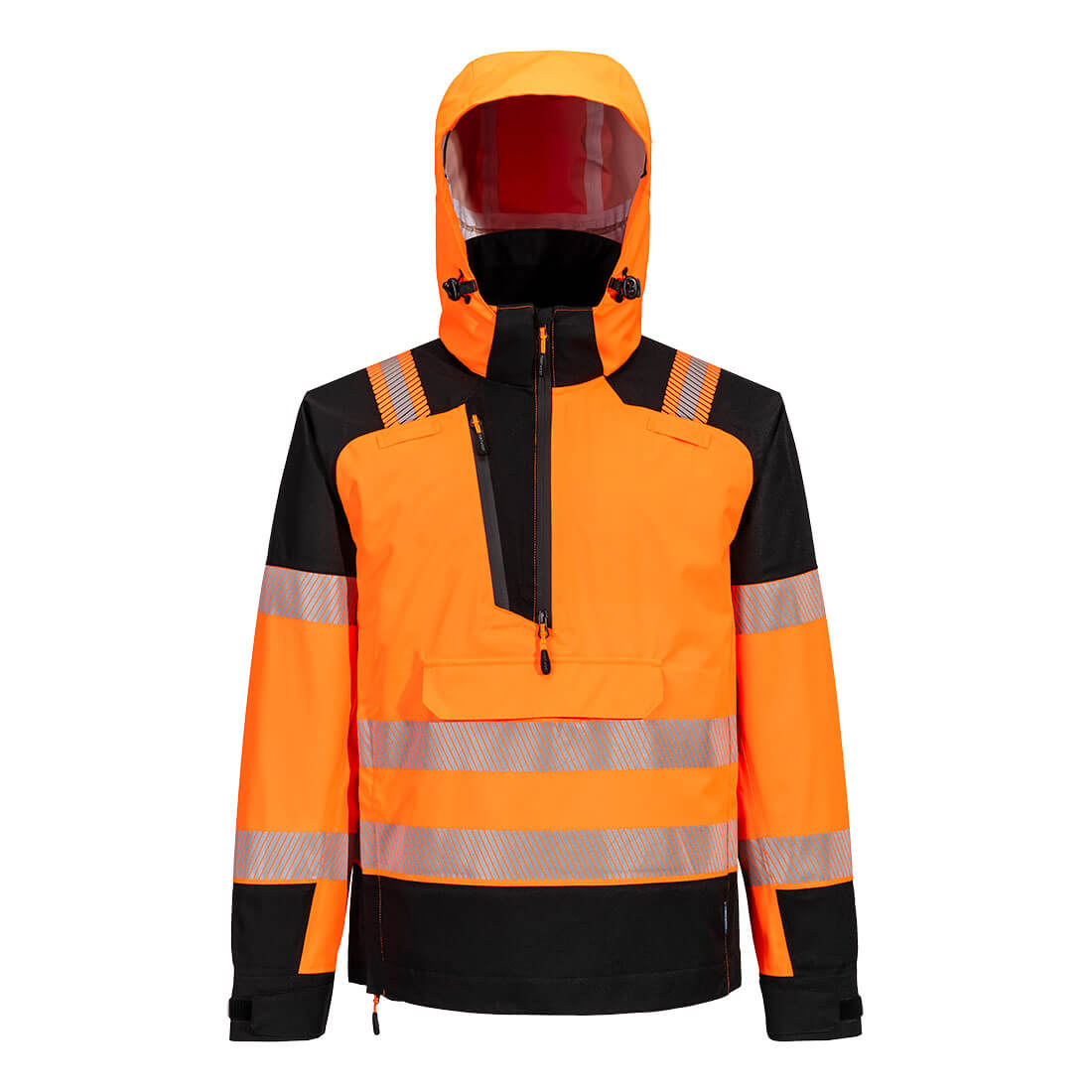 Warnschutz-Regenjacke PW3 (3L) zum Überziehen über den Kopf