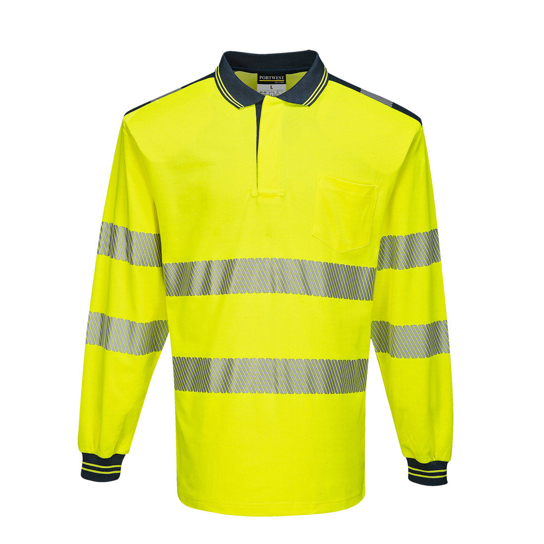 Warn-Polo-Shirt PW3 mit langen Ärmeln